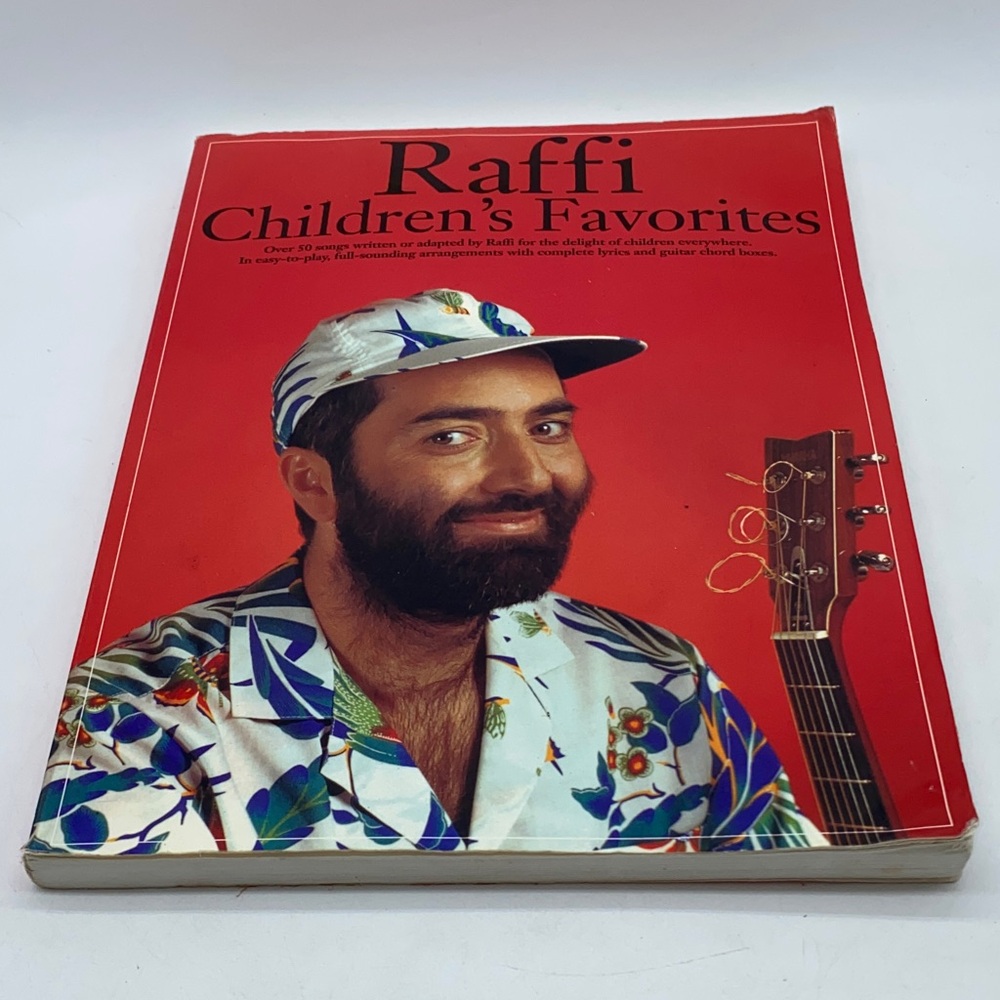 Raffi Children's Favorites Songbook Sheet Music 1993 Vintage